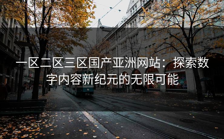 一区二区三区国产亚洲网站：探索数字内容新纪元的无限可能